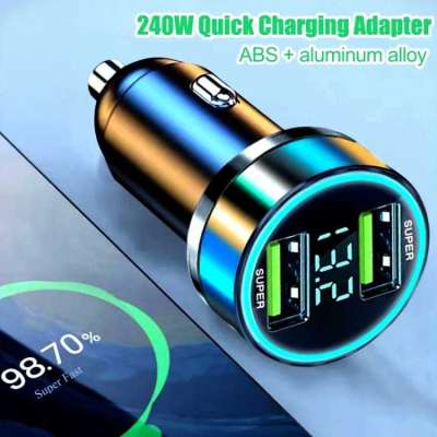 240W Super Fast USB Car Charger Price in Pakistan Profile Picture