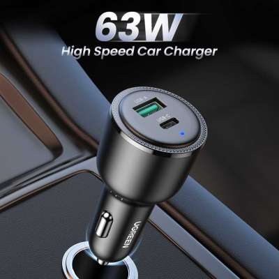 63W Type C Fast Charging for Car