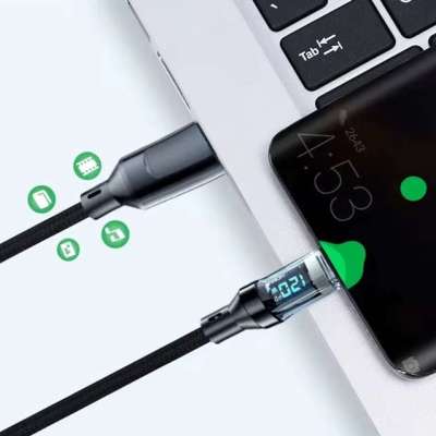 NNBILI 120W charging cable with LED display screen